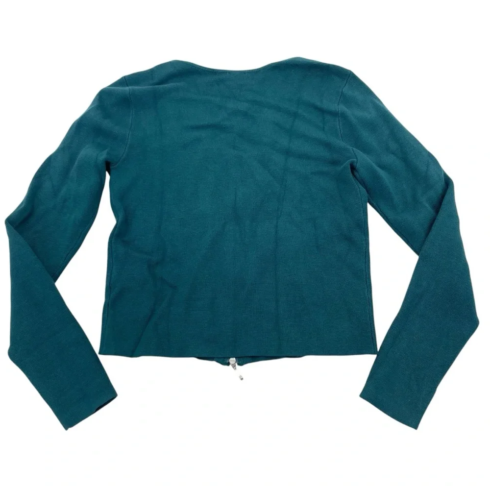 Abercrombie & Fitch Cardigan Sweater Large Green - Picture 10 of 12